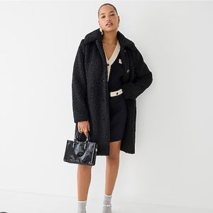 Brand new with tags J.Crew Petite Teddy Sherpa coat